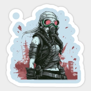 Post Apocalyptic Bae Sticker